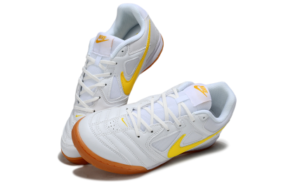 Men's Supreme x Nike SB Gato IC Football Shoes - White/Solar Yellow/Copper Brown