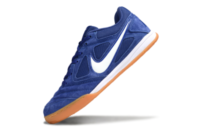Men's Supreme x Nike SB Gato IC Football Shoes - Blue/Royal Blue/Orange Peel