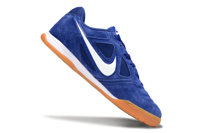 Men's Supreme x Nike SB Gato IC Football Shoes - Blue/Royal Blue/Orange Peel