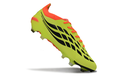 Men's Adidas Predator 26 Elite FG Football Boots - Yellow/Fluorescent Yellow/Neon Orange