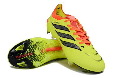 Men's Adidas Predator 26 Elite FG Football Boots - Yellow/Fluorescent Yellow/Neon Orange