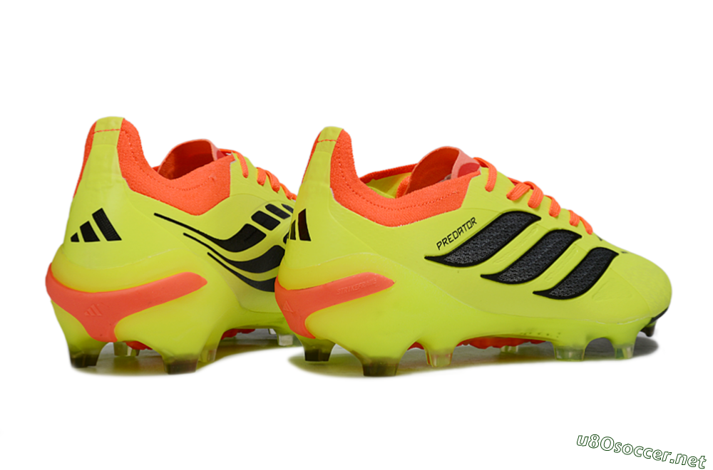 Men's Adidas Predator 26 Elite FG Football Boots - Yellow/Fluorescent Yellow/Neon Orange 6