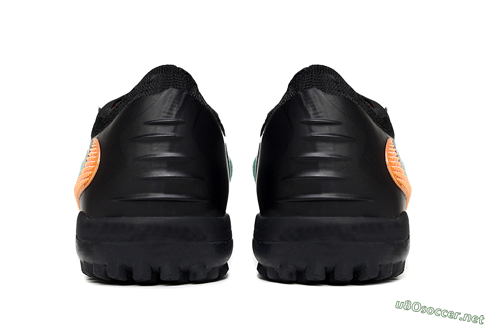 Unisex Nike Phantom 6 Low Elite TF Football Shoes - Green/Aqua Mist/Orange Blaze 5