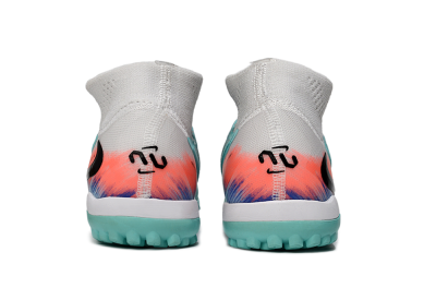 Unisex Nike Phantom 6 Elite High TF Football Shoes - Aqua/Bright Aqua/Coral Burst