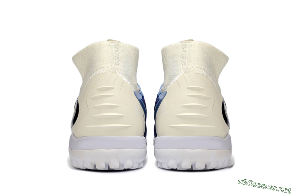 Unisex Nike Phantom 6 Elite High TF Football Shoes - Blue/Light Blue/Navy Blue 5