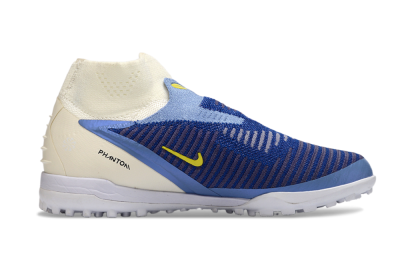 Unisex Nike Phantom 6 Elite High TF Football Shoes - Blue/Light Blue/Navy Blue