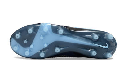 Unisex Nike Phantom 6 Elite High AG Football Boots - Navy/Midnight Blue/Icy Blue