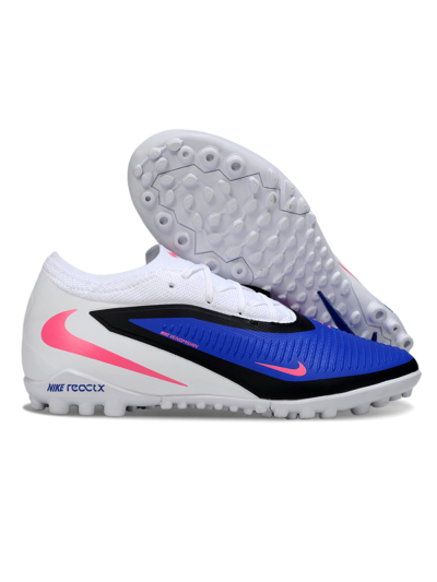 Unisex Nike Phantom 6 Low Elite TF Football Shoes - Blue/Electric Blue/Neon Pink