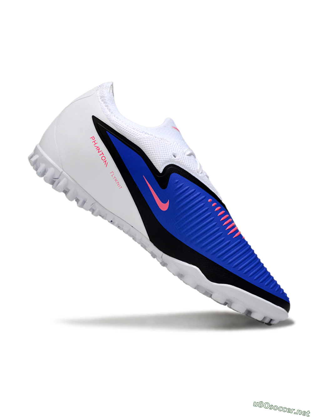Unisex Nike Phantom 6 Low Elite TF Football Shoes - Blue/Electric Blue/Neon Pink 4