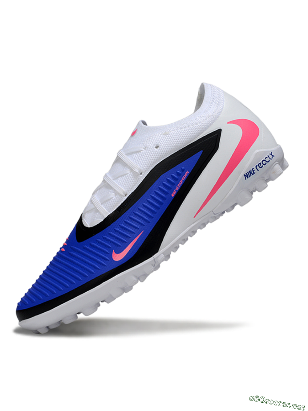 Unisex Nike Phantom 6 Low Elite TF Football Shoes - Blue/Electric Blue/Neon Pink 5