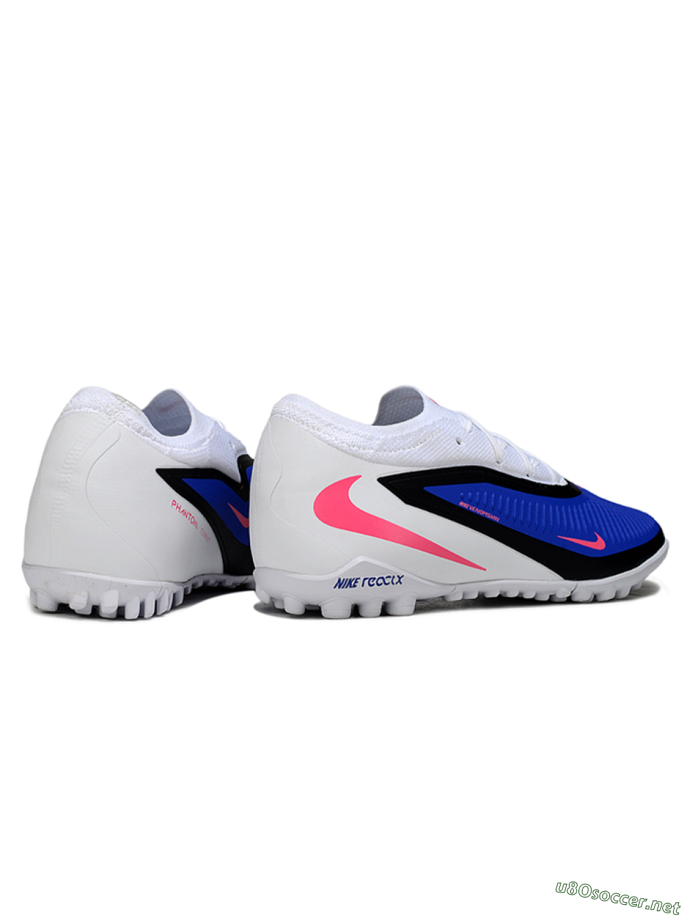 Unisex Nike Phantom 6 Low Elite TF Football Shoes - Blue/Electric Blue/Neon Pink 6