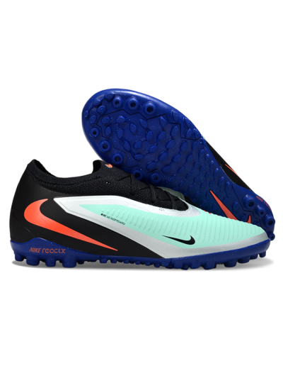 Unisex Nike Phantom 6 Low Elite TF Football Shoes - Aqua/Coral Blue/Slate Black