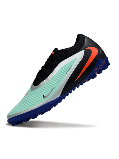 Unisex Nike Phantom 6 Low Elite TF Football Shoes - Aqua/Coral Blue/Slate Black