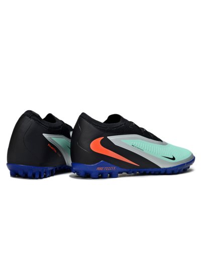 Unisex Nike Phantom 6 Low Elite TF Football Shoes - Aqua/Coral Blue/Slate Black