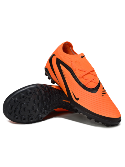 Unisex Nike Phantom 6 Low Elite TF Football Shoes - Orange/Black/Neon Orange