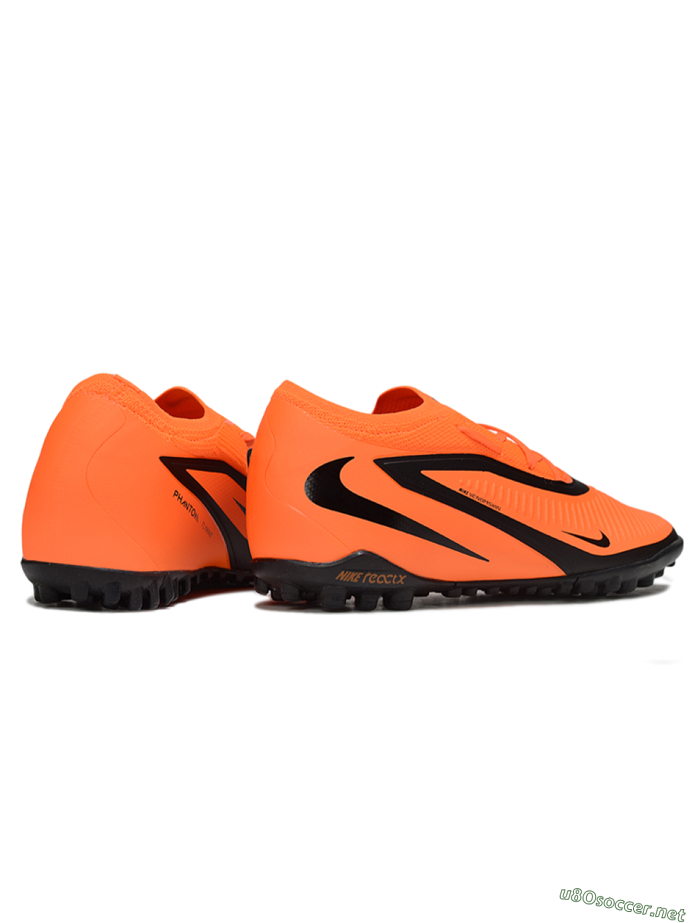 Unisex Nike Phantom 6 Low Elite TF Football Shoes - Orange/Black/Neon Orange 6