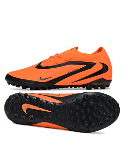 Unisex Nike Phantom 6 Low Elite TF Football Shoes - Orange/Black/Neon Orange