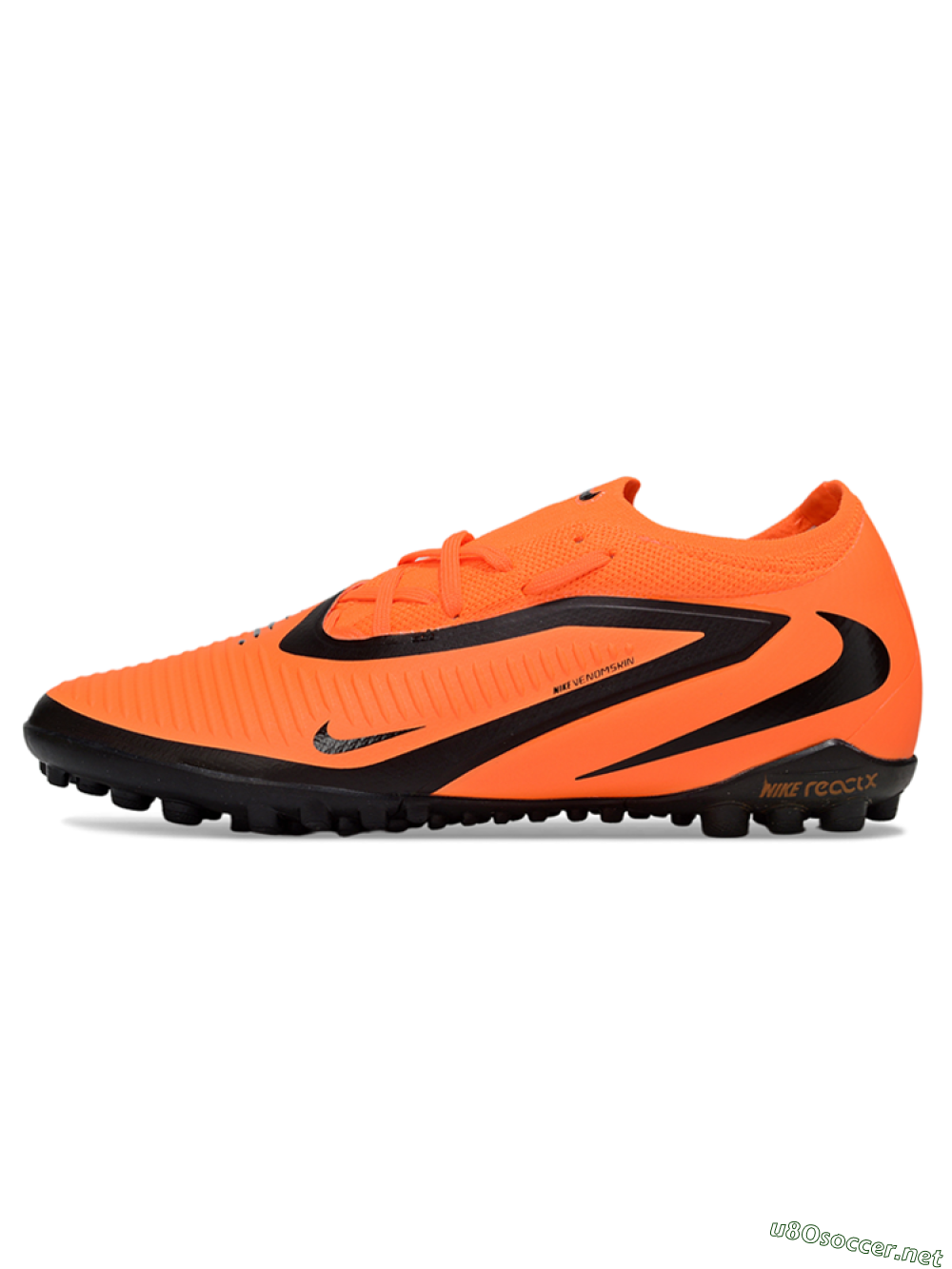 Unisex Nike Phantom 6 Low Elite TF Football Shoes - Orange/Black/Neon Orange 0