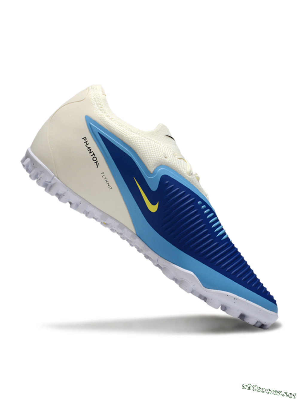 Unisex Nike Phantom 6 Low Elite TF Football Shoes - Blue/Sky Blue/Sandy Beige 4