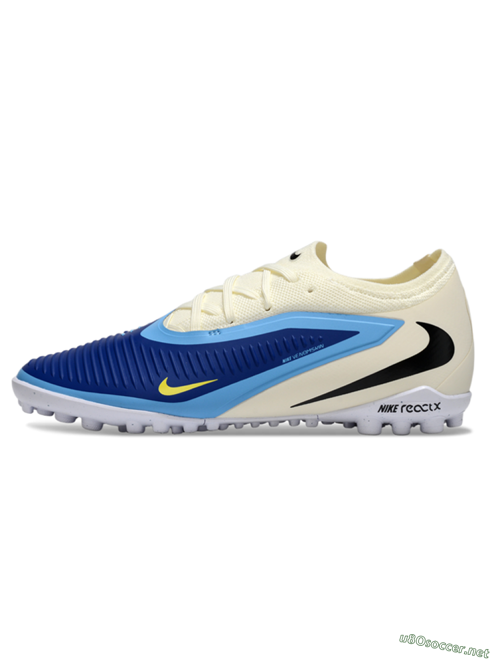 Unisex Nike Phantom 6 Low Elite TF Football Shoes - Blue/Sky Blue/Sandy Beige 0