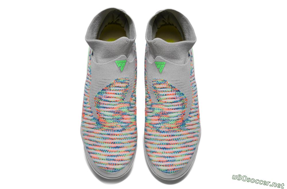 Unisex Nike Phantom 6 Elite TF Football Shoes - Grey/Electric Green/Pink Sport 4