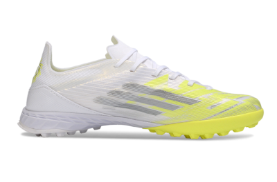 Unisex Adidas F50 Pro TF Football Shoes - Yellow/Luminous Yellow/White