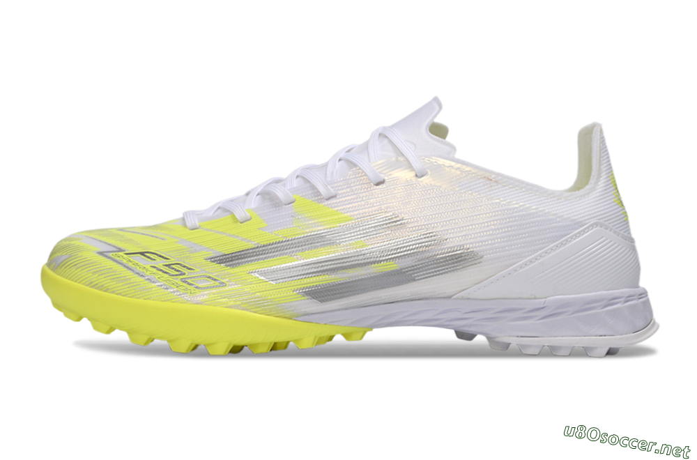 Unisex Adidas F50 Pro TF Football Shoes - Yellow/Luminous Yellow/White 0