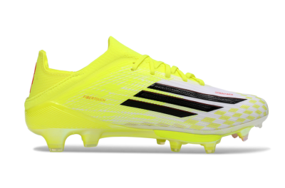 Unisex Adidas F50 Lightstrike Pro FG Football Boots - Yellow/Lime Burst/White Flash