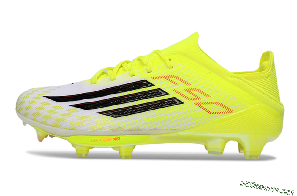 Unisex Adidas F50 Lightstrike Pro FG Football Boots - Yellow/Lime Burst/White Flash 0