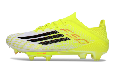 Unisex Adidas F50 Lightstrike Pro FG Football Boots - Yellow/Lime Burst/White Flash