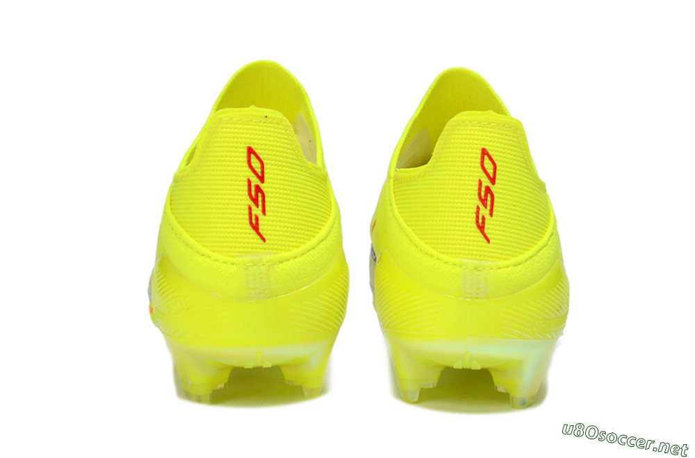 Unisex Adidas F50 Lightstrike Pro Laceless FG Football Boots - Yellow/Luminous Yellow/Electric Green 5