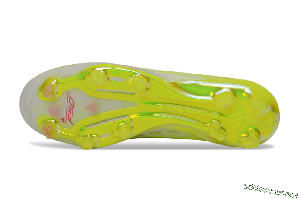 Unisex Adidas F50 Lightstrike Pro Laceless FG Football Boots - Yellow/Luminous Yellow/Electric Green 6