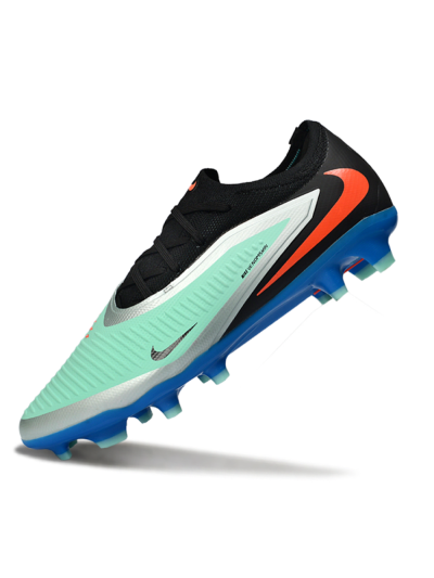 Unisex Nike Phantom 6 Low Elite FG Football Boots - Aqua/Coral Blue/Silver