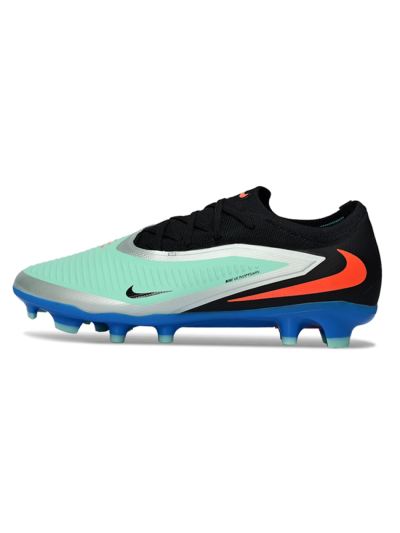 Unisex Nike Phantom 6 Low Elite FG Football Boots - Aqua/Coral Blue/Silver