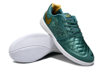 Unisex Nike Lunar Gato 2 IC Football Shoes - Teal/Golden Accent/White Sole