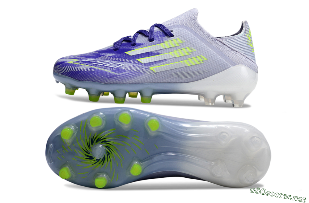 Kids Adidas F50 Elite FG Football Boots - Purple/Vibrant Purple/Electric Yellow 1