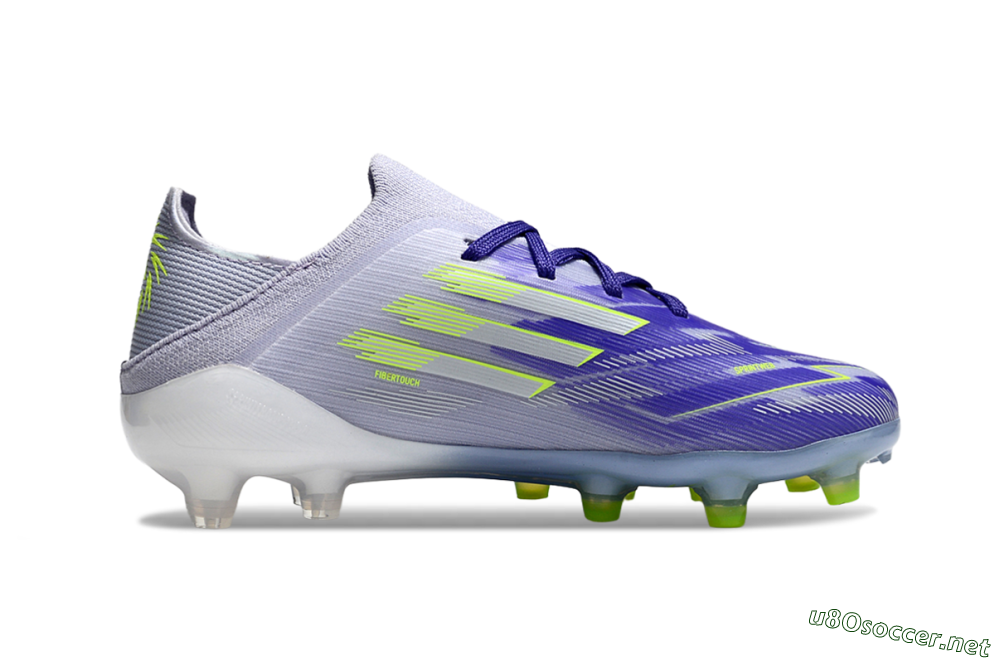 Kids Adidas F50 Elite FG Football Boots - Purple/Vibrant Purple/Electric Yellow 6