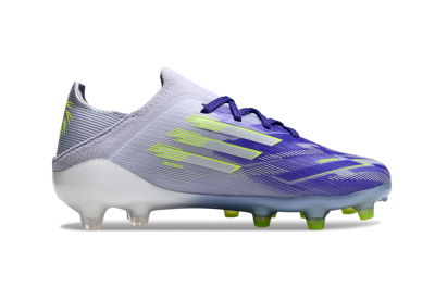 Kids Adidas F50 Elite FG Football Boots - Purple/Vibrant Purple/Electric Yellow