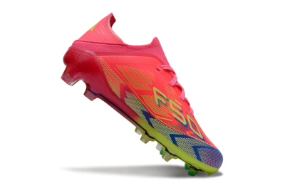 Kids Adidas F50 Elite FG Football Boots - Pink/Electric Pink/Neon Green