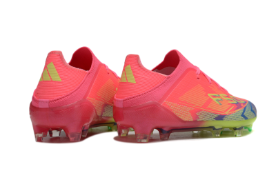 Kids Adidas F50 Elite FG Football Boots - Pink/Electric Pink/Neon Green