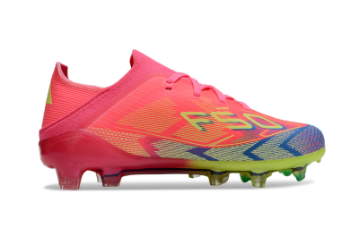 Kids Adidas F50 Elite FG Football Boots - Pink/Electric Pink/Neon Green