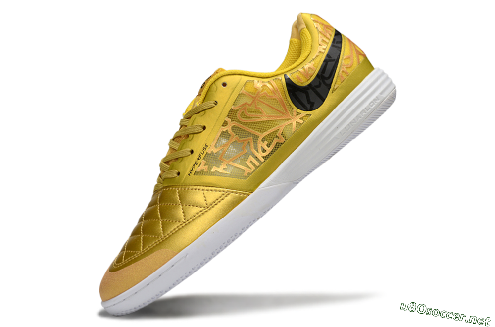 Unisex Nike Lunar Gato 2 IC Football Shoes - Yellow/Golden Yellow/Bright Sunshine 5