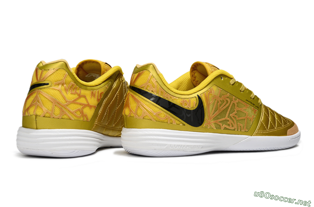 Unisex Nike Lunar Gato 2 IC Football Shoes - Yellow/Golden Yellow/Bright Sunshine 6