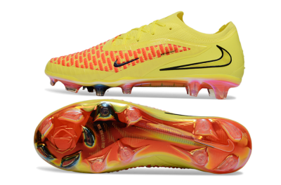 Unisex Nike Phantom 6 Low Elite FG Football Boots - Yellow/Vibrant Sunset/Flame Orange