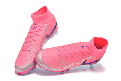 Men's Nike Air Zoom Mercurial Superfly 10 Elite FG Football Boots - Pink/Electric Pink/Blue Ice
