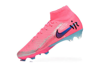 Men's Nike Air Zoom Mercurial Superfly 10 Elite FG Football Boots - Pink/Electric Pink/Blue Ice