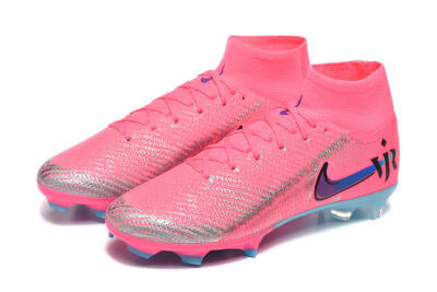 Men's Nike Air Zoom Mercurial Superfly 10 Elite FG Football Boots - Pink/Electric Pink/Blue Ice