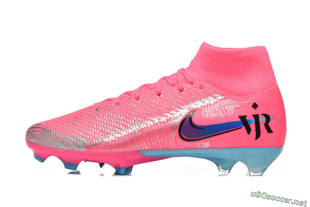 Men's Nike Air Zoom Mercurial Superfly 10 Elite FG Football Boots - Pink/Electric Pink/Blue Ice 0