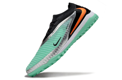Unisex Nike Phantom 6 Low Elite TF Football Shoes - Green/Mint Green/Black Orange