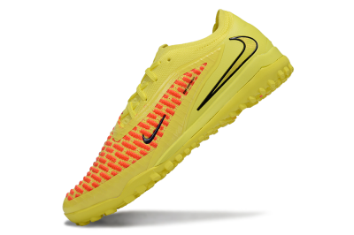 Men's Nike Phantom 6 Low Elite TF Football Shoes - Yellow/Neon Yellow/Flame Orange